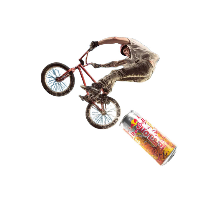 Bmx Stunt Ad Vinyl Car Decal Sticker – Waterproof & UV-Resistant 8"