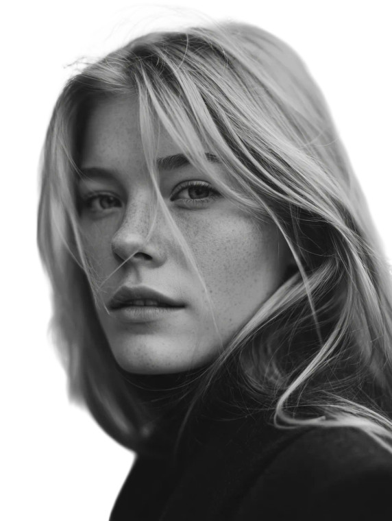 Confident Blonde Woman V8 Vinyl Car Decal Sticker – Waterproof & UV-Resistant 8"