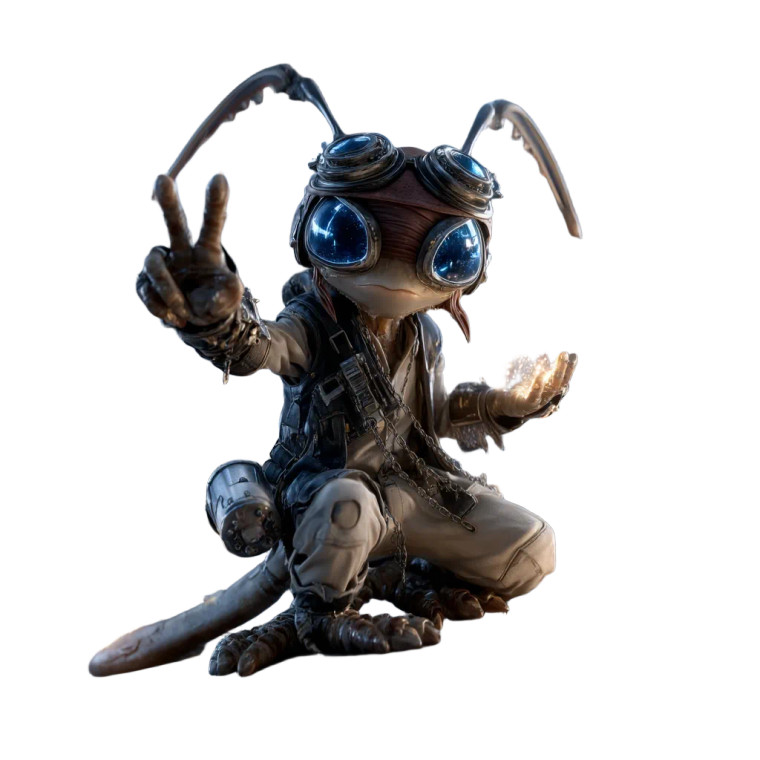 Funny Alien Pirate Vinyl Car Decal Sticker – Waterproof & UV-Resistant 8"
