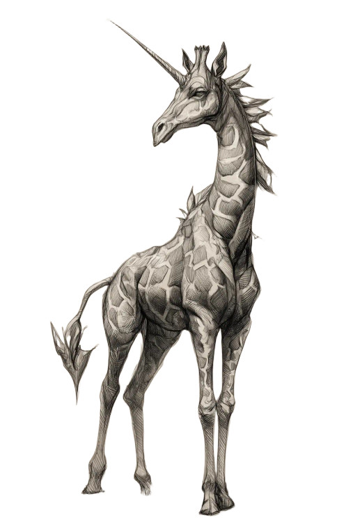 Giraffe Centaur Vinyl Car Decal Sticker – Waterproof & UV-Resistant 8"