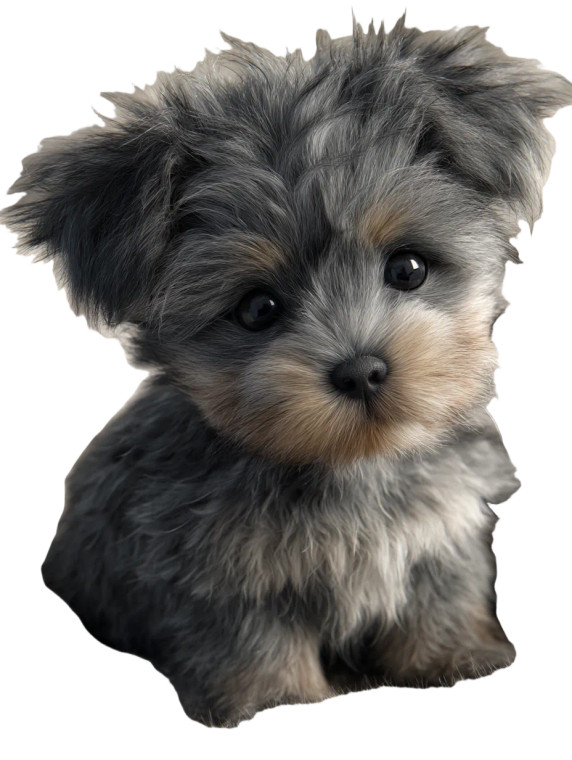 Cute Puppy Portrait V9 Vinyl Car Decal Sticker – Waterproof & UV-Resistant 8"