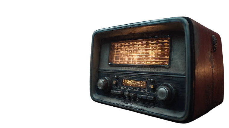 Vintage Radio Awakens Vinyl Car Decal Sticker – Waterproof & UV-Resistant 8"