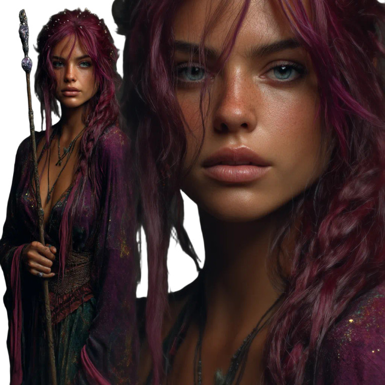 Magical Sorceress Kirke Vinyl Car Decal Sticker – Waterproof & UV-Resistant 8"