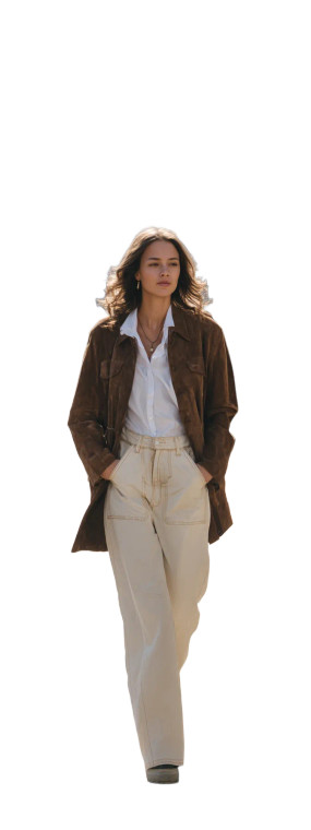 Bohemian Model Stroll Vinyl Car Decal Sticker – Waterproof & UV-Resistant 8"