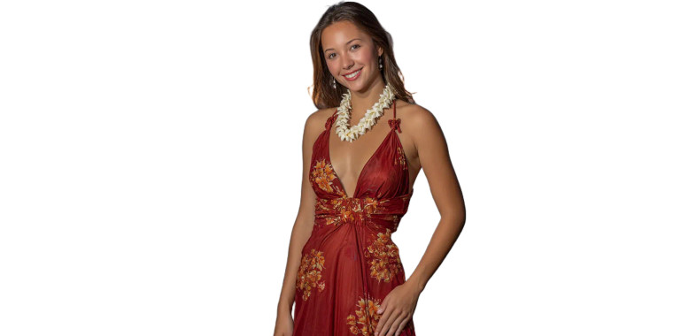 Hula Girl Sunset V2 Vinyl Car Decal Sticker – Waterproof & UV-Resistant 8"