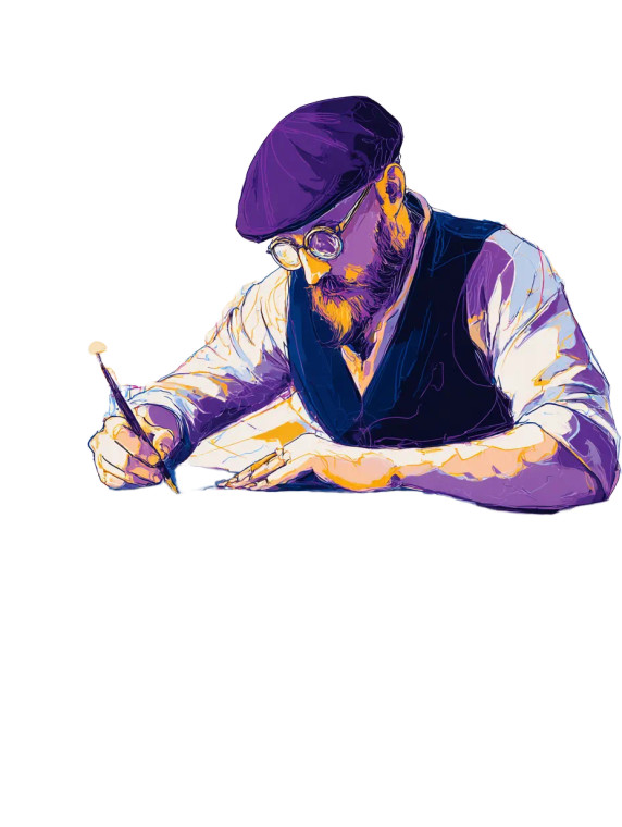 Artist Vinyl Car Decal Sticker – Waterproof & UV-Resistant 8"