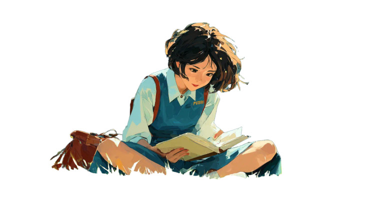 Reading College Student Vinyl Car Decal Sticker – Waterproof & UV-Resistant 8"