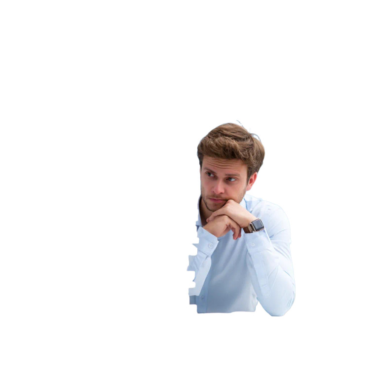 Bored Office Worker V3 Vinyl Car Decal Sticker – Waterproof & UV-Resistant 8"