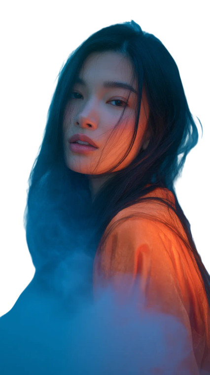 Serene Kimono Portrait Vinyl Car Decal Sticker – Waterproof & UV-Resistant 8"