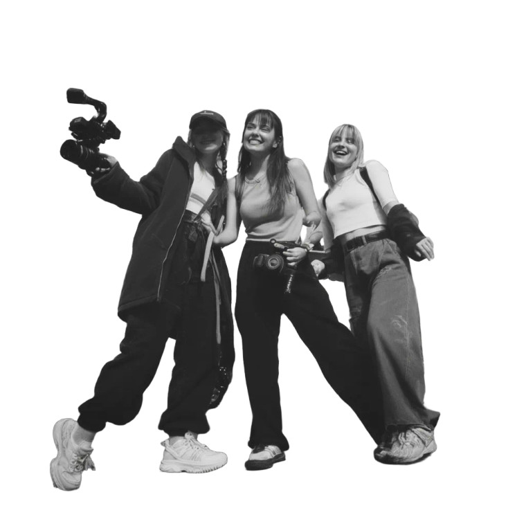 Fashionable Content Creators Vinyl Car Decal Sticker – Waterproof & UV-Resistant 8"