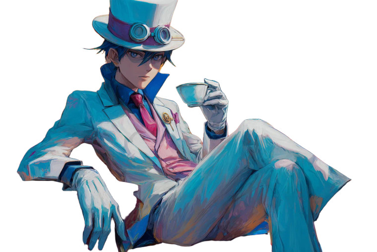 Kaito Kuroba Wallpaper Vinyl Car Decal Sticker – Waterproof & UV-Resistant 8"