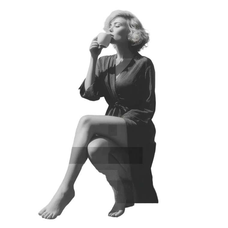 Modern Tea Serenity Vinyl Car Decal Sticker – Waterproof & UV-Resistant 8"