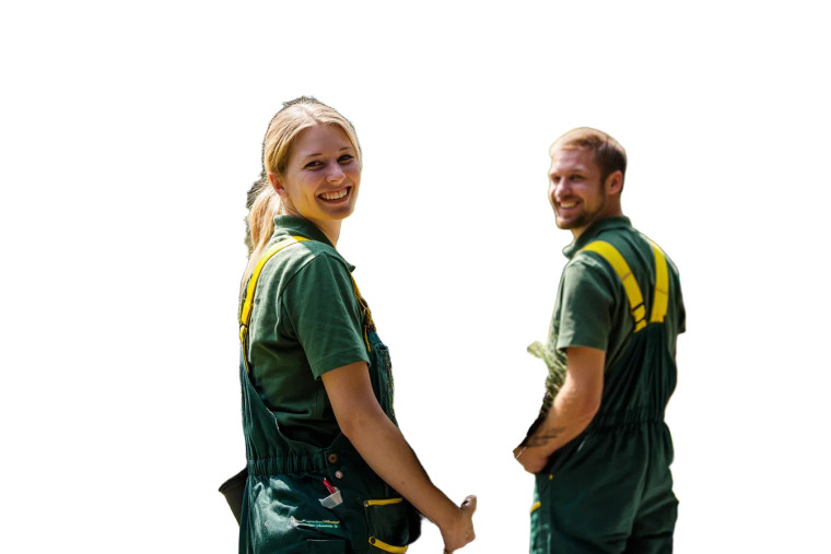 Gardeners With Lavender Vinyl Car Decal Sticker – Waterproof & UV-Resistant 8"