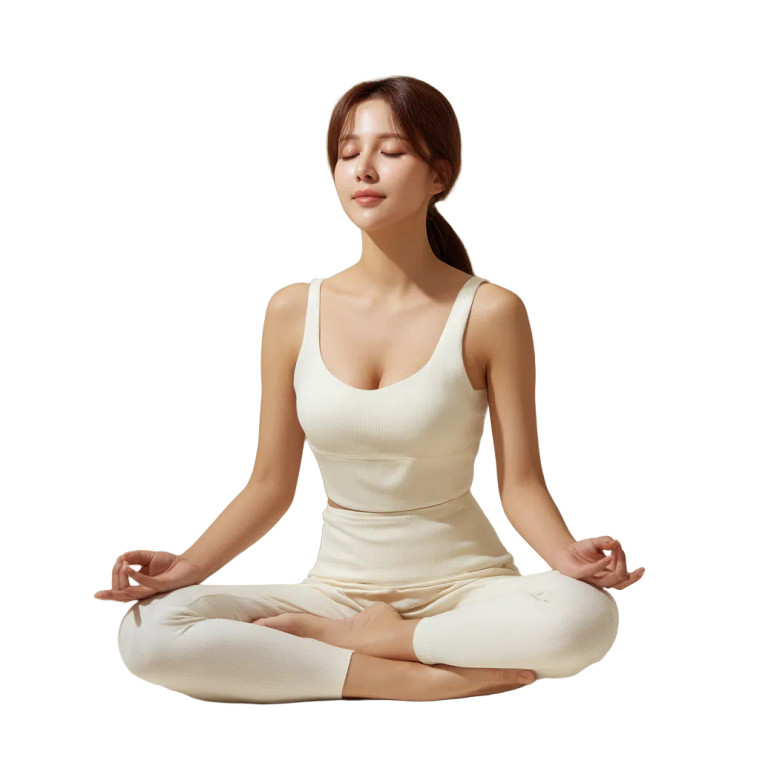 Yoga Instructor Serenity Vinyl Car Decal Sticker – Waterproof & UV-Resistant 8"