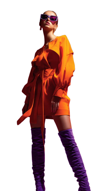 Fashion Model Spotlight V3 Vinyl Car Decal Sticker – Waterproof & UV-Resistant 8"