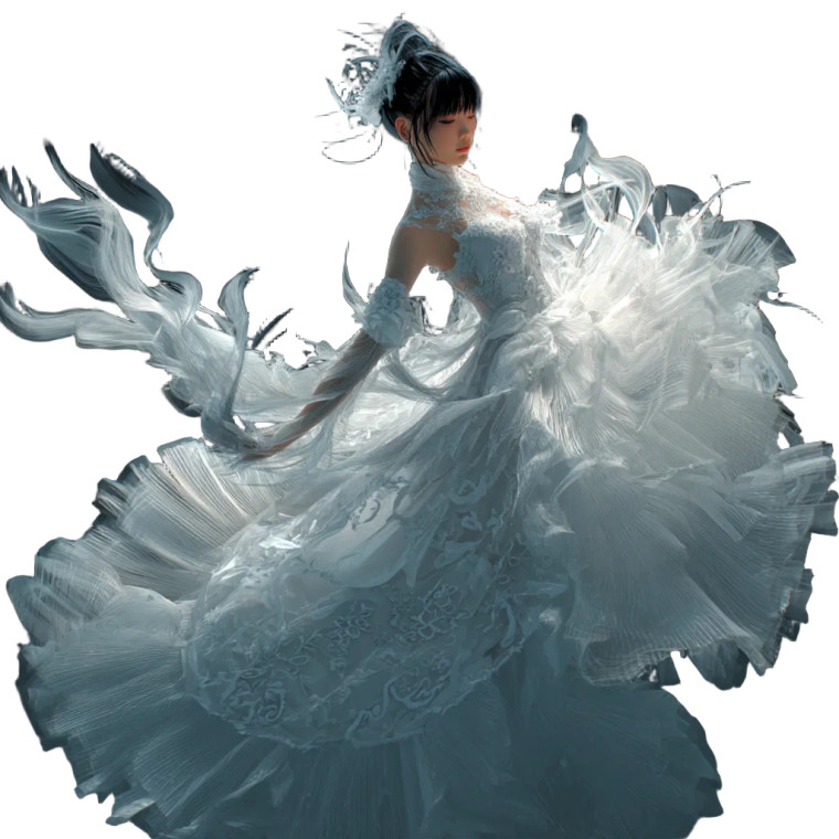 Anime Bride Vinyl Car Decal Sticker – Waterproof & UV-Resistant 8"