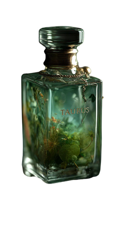 Taurus Perfume Bottle Vinyl Car Decal Sticker – Waterproof & UV-Resistant 8"