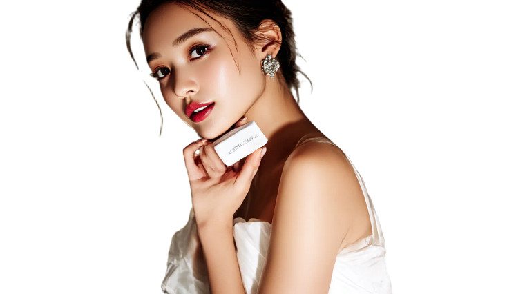 Glamorous Japanese Model Vinyl Car Decal Sticker – Waterproof & UV-Resistant 8"