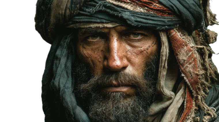 Noble Middle-Eastern Man Vinyl Car Decal Sticker – Waterproof & UV-Resistant 8"