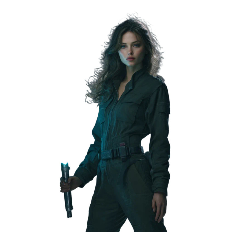 Lightsaber Warrior Vinyl Car Decal Sticker – Waterproof & UV-Resistant 8"