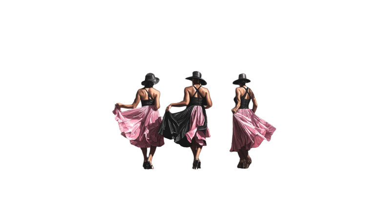 Jazz Dancers New Orleans Vinyl Car Decal Sticker – Waterproof & UV-Resistant 8"