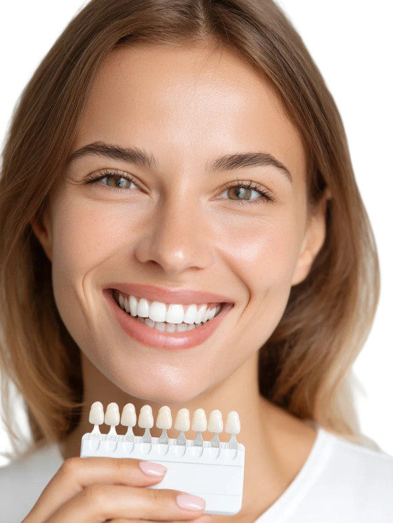 Smiling Woman Teeth V2 Vinyl Car Decal Sticker – Waterproof & UV-Resistant 8"