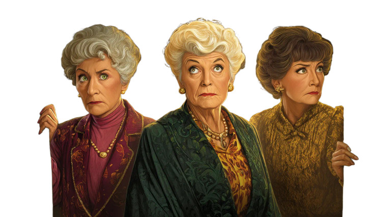 The Golden Girls Vinyl Car Decal Sticker – Waterproof & UV-Resistant 8"