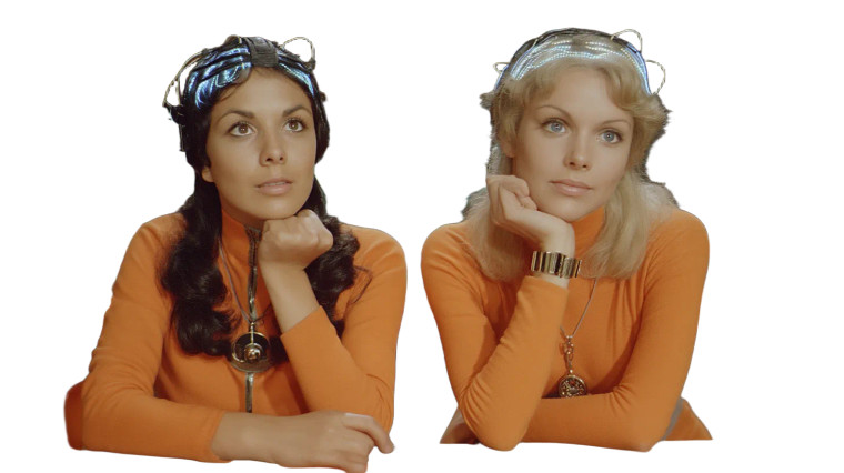 Telepathic Sci-Fi Duo Vinyl Car Decal Sticker – Waterproof & UV-Resistant 8"