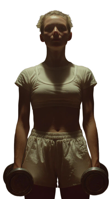 Scandinavian Model Lifting Vinyl Car Decal Sticker – Waterproof & UV-Resistant 8"