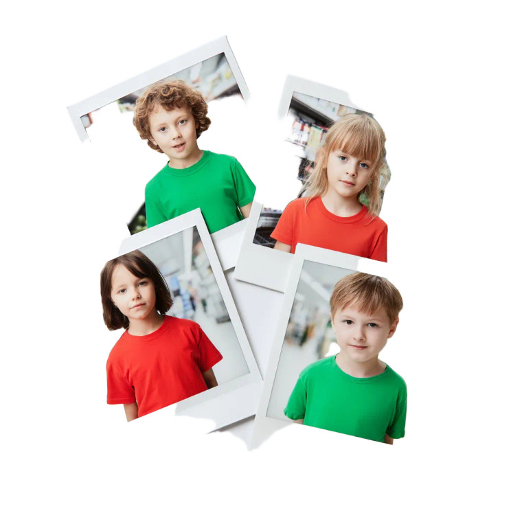 Polaroid Kids Portraits Vinyl Car Decal Sticker – Waterproof & UV-Resistant 8"