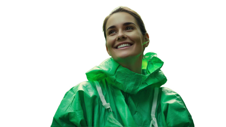 Eco-Healthcare Worker Vinyl Car Decal Sticker – Waterproof & UV-Resistant 8"