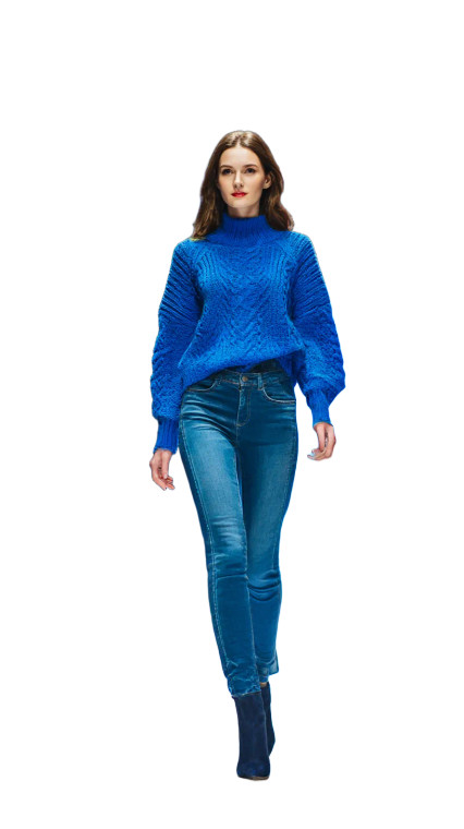 Chic Runway Model Vinyl Car Decal Sticker – Waterproof & UV-Resistant 8"