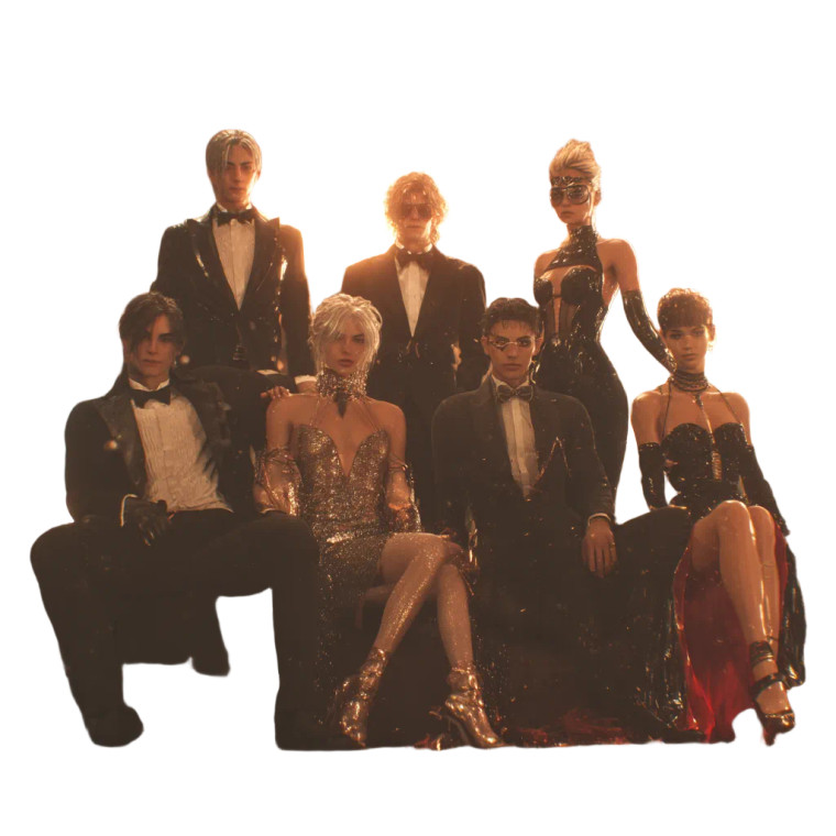 Disoriented Socialites Vinyl Car Decal Sticker – Waterproof & UV-Resistant 8"