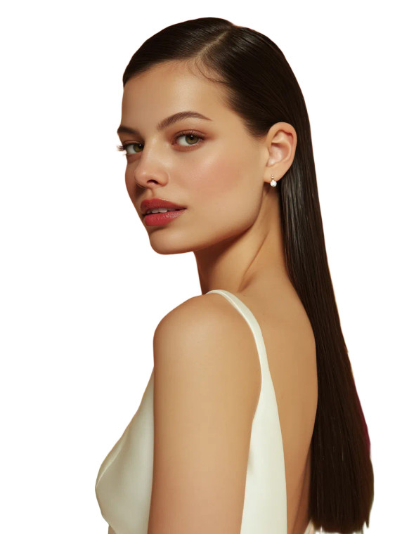 Slavic Model Portrait V5 Vinyl Car Decal Sticker – Waterproof & UV-Resistant 8"