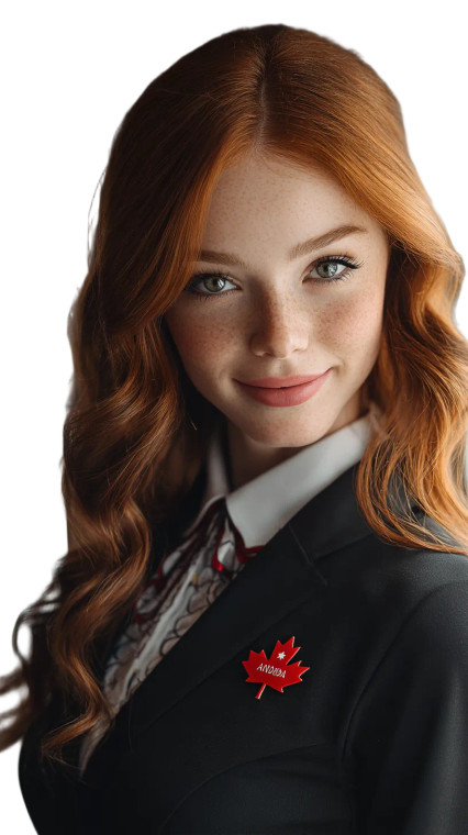 Canadian Flight Attendant Vinyl Car Decal Sticker – Waterproof & UV-Resistant 8"