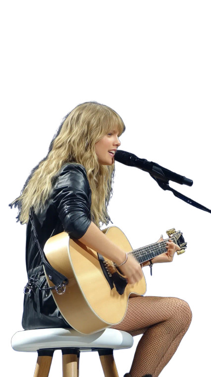 Singing Blonde Musician Vinyl Car Decal Sticker – Waterproof & UV-Resistant 8"