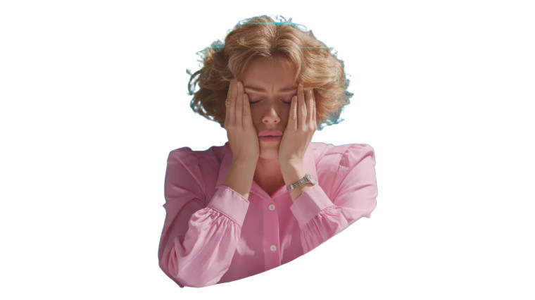 Frustrated Insurance Clerk Vinyl Car Decal Sticker – Waterproof & UV-Resistant 8"