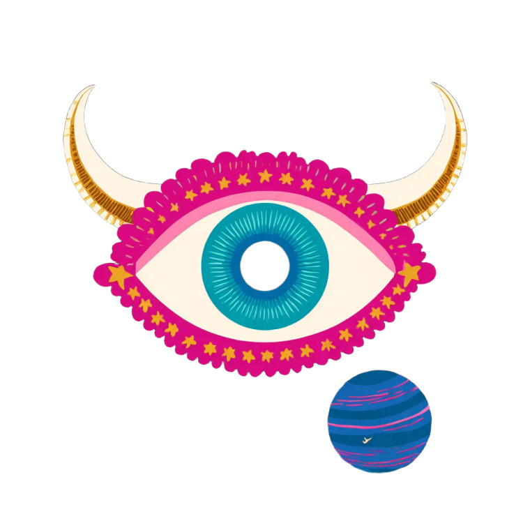 Eye Of Taurus V2 Vinyl Car Decal Sticker – Waterproof & UV-Resistant 8"