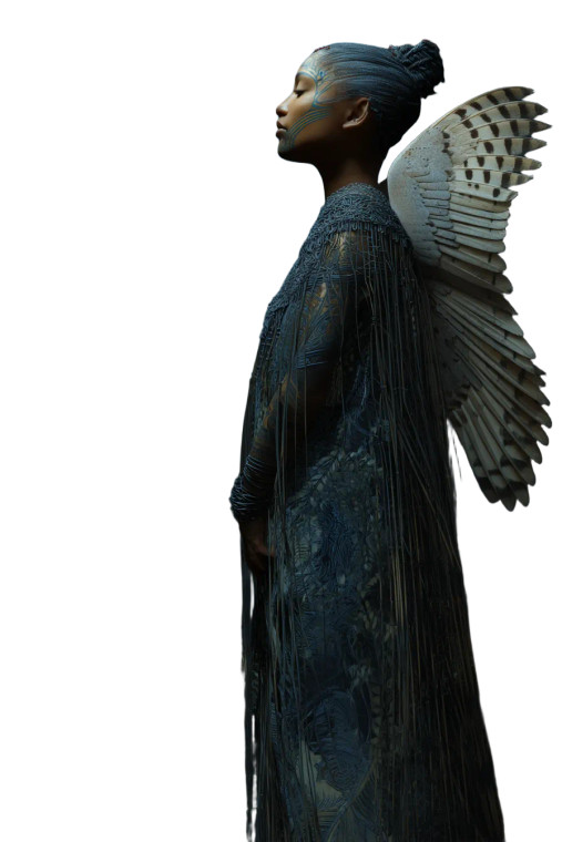 Maori Owl Goddess Vinyl Car Decal Sticker – Waterproof & UV-Resistant 8"