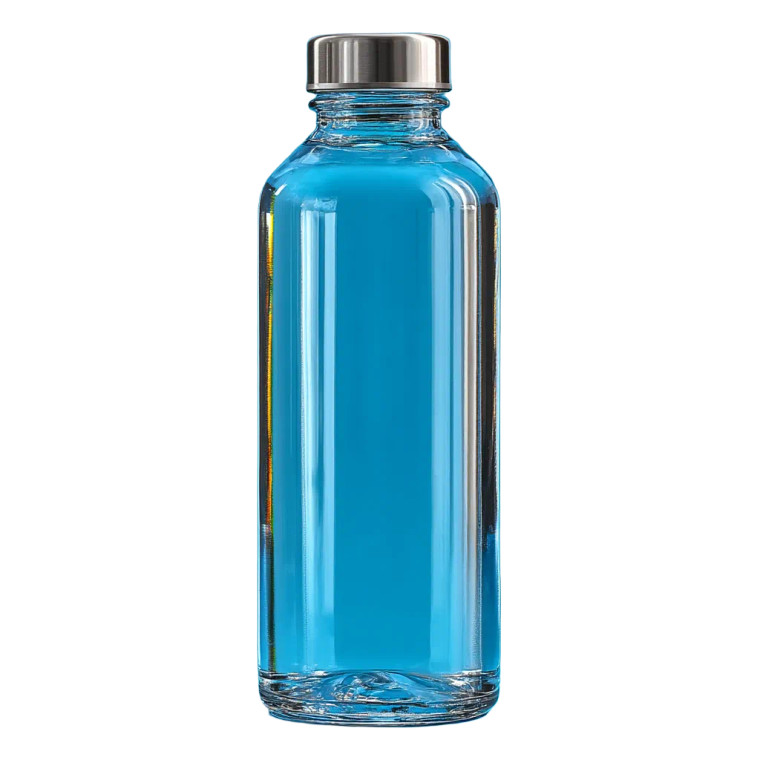 Transparent Water Bottle Vinyl Car Decal Sticker – Waterproof & UV-Resistant 8"