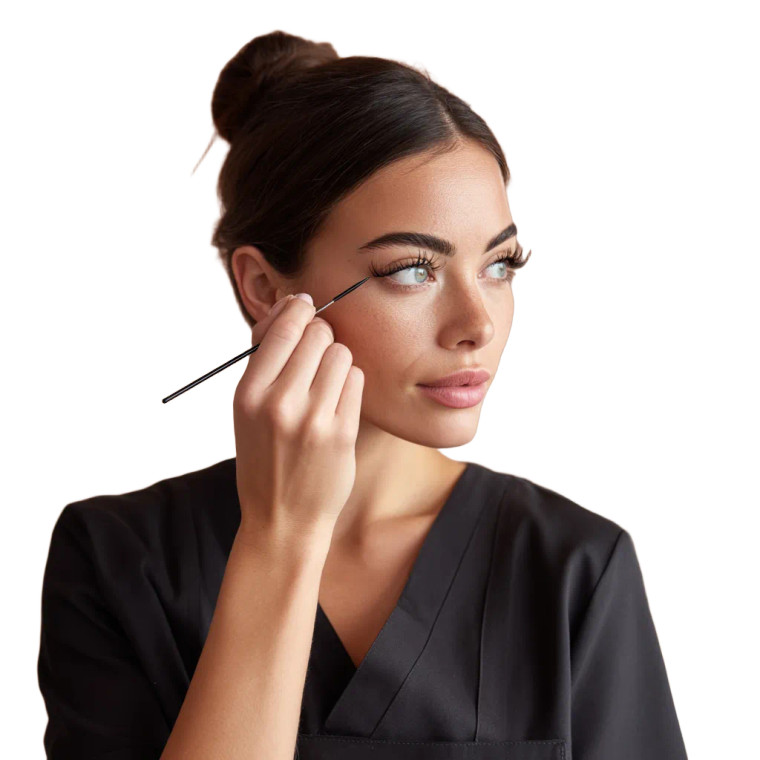 Eyelash Extension Artist Vinyl Car Decal Sticker – Waterproof & UV-Resistant 8"