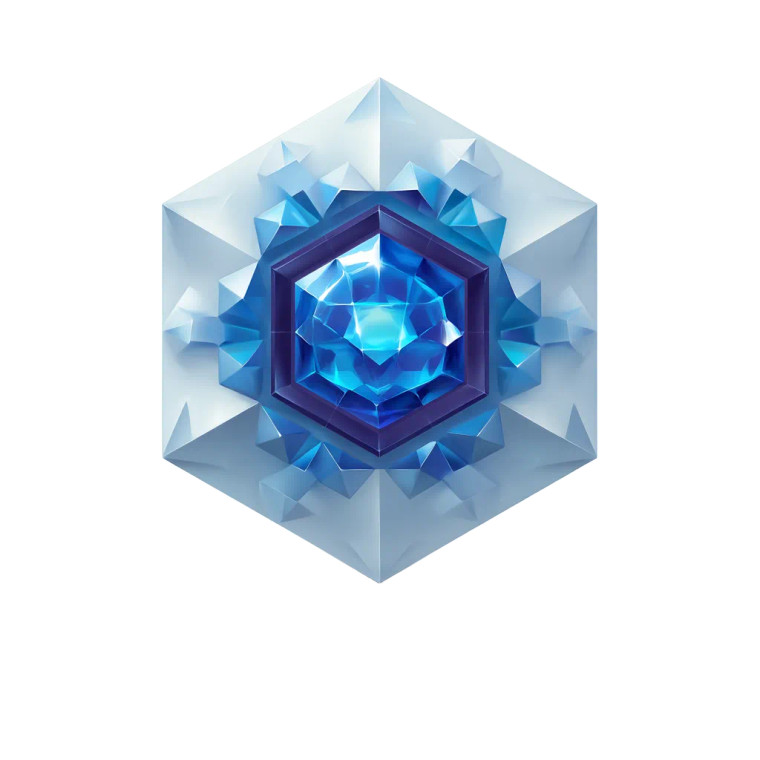 Blue Blanc Icon Vinyl Car Decal Sticker – Waterproof & UV-Resistant 8"