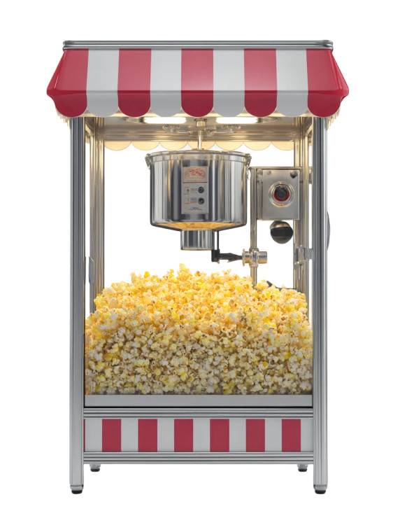 Popcorn Machine Vinyl Car Decal Sticker – Waterproof & UV-Resistant 8"