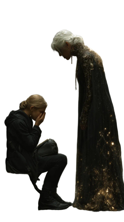 Magical Transformation Scene Vinyl Car Decal Sticker – Waterproof & UV-Resistant 8"