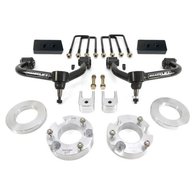 ReadyLIFT SST Series Lift Kit | 3-1/2 Inch Front Lift, 1-1/2 Inch Rear Lift | Ford F-150 2021-2023