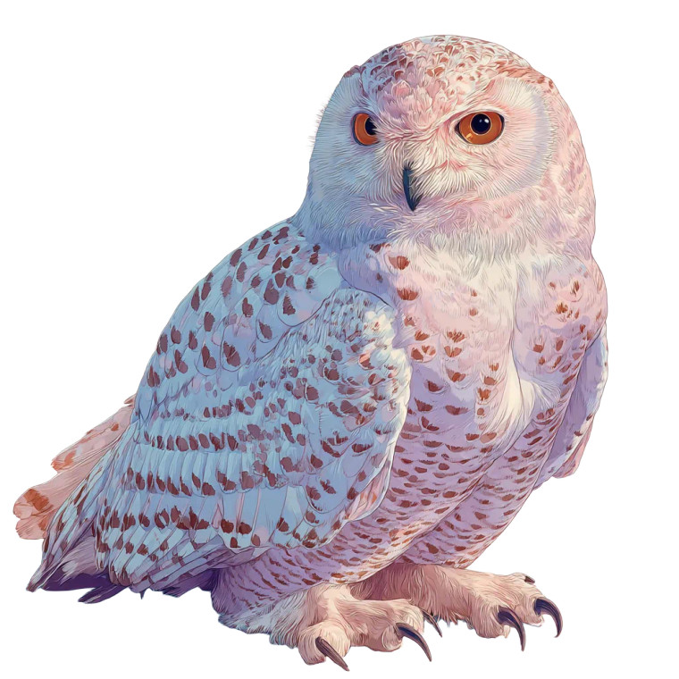 Cute Owl V7 Vinyl Car Decal Sticker – Waterproof & UV-Resistant 8"
