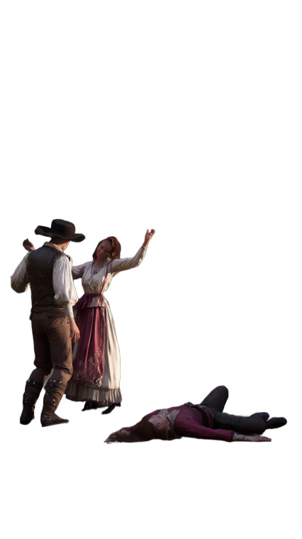 Medieval Dance Scene Vinyl Car Decal Sticker – Waterproof & UV-Resistant 8"