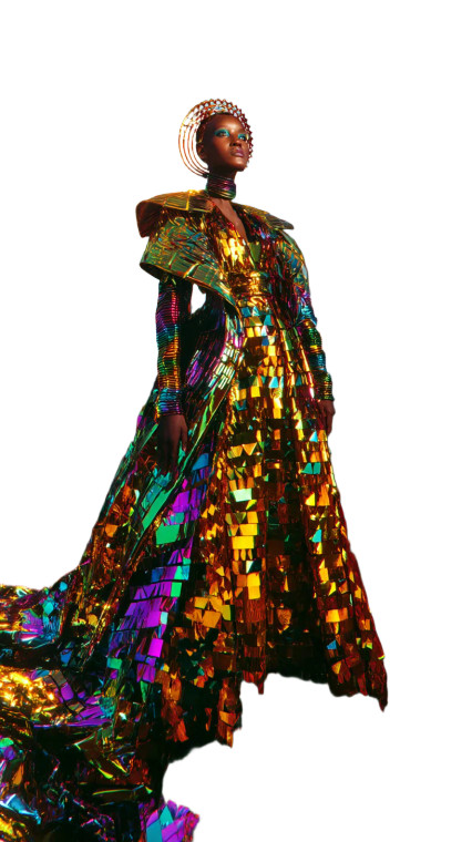 Statuesque Tigrayan Woman Vinyl Car Decal Sticker – Waterproof & UV-Resistant 8"