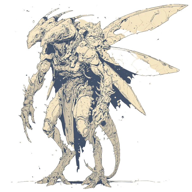 Two-Headed Alien Reptile Vinyl Car Decal Sticker – Waterproof & UV-Resistant 8"