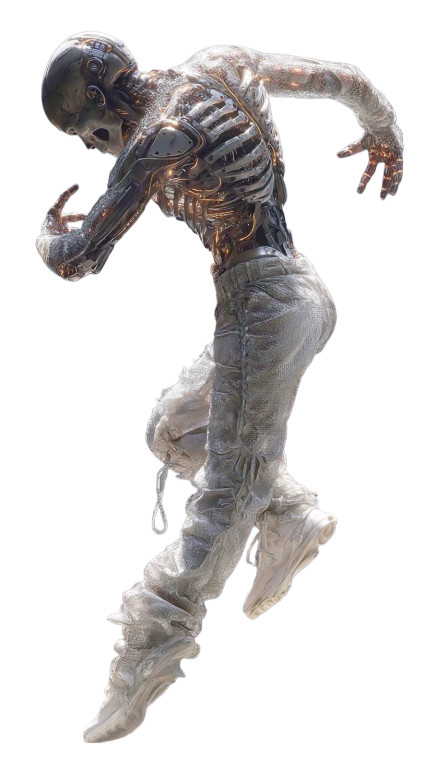 Hybrid Dancer Spin Vinyl Car Decal Sticker – Waterproof & UV-Resistant 8"